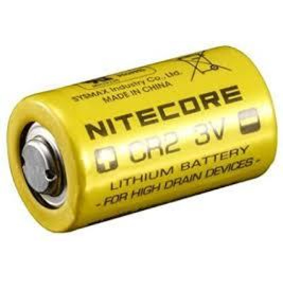 BATTERY LITHIUM CR2 3V/CR2 LITHIUMBATTERY NITECORE BATTERY LITHIUM CR2 3V/CR2 LITHIUMBATTERY NITECORE