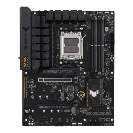 Mainboard|ASUS|AMD B650|SAM5|ATX|Memory DDR5|Memory slots 4|1xPCI-Express 3.0 1x|2xPCI-Express 3.0 16x|1xPCI-Express 4.0 16x|3xM.2|1xHDMI|1xDisplayPort|3xUSB 2.0|4xUSB 3.2|1xUSB-C|1xRJ45|5xAudio port|TUFGAMINGB650-EWIFI Mainboard|ASUS|AMD B650|SAM5|ATX|Memory DDR5|Memory slots 4|1xPCI-Express 3.0 1x|2xPCI-Express 3.0 16x|1xPCI-Express 4.0 16x|3xM.2|1xHDMI|1xDisplayPort|3xUSB 2.0|4xUSB 3.2|1xUSB-C|1xRJ45|5xAudio port|TUFGAMINGB650-EWIFI