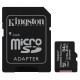 MEMORY MICRO SDXC 64GB UHS-I/W/ADAPTER SDCS2/64GB KINGSTON MEMORY MICRO SDXC 64GB UHS-I/W/ADAPTER SDCS2/64GB KINGSTON