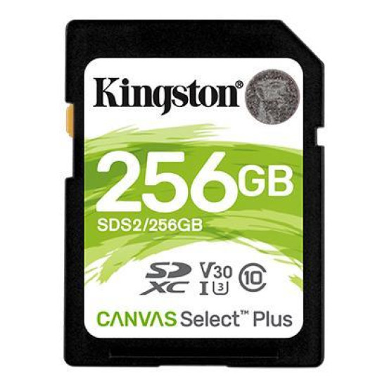 KINGSTON 256GB SDHC SELECT 100R CL 10 UHS-I