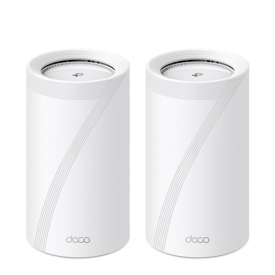 Wireless Router|TP-LINK|Wireless Router|19000 Mbps|Mesh|Wi-Fi 7|2x2.5GbE|1x10GbE|1xSPF+|DHCP|DECOBE85(2-PACK) Wireless Router|TP-LINK|Wireless Router|19000 Mbps|Mesh|Wi-Fi 7|2x2.5GbE|1x10GbE|1xSPF+|DHCP|DECOBE85(2-PACK)