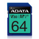 MEMORY SDXC 64GB V30/ASDX64GUI3V30S-R ADATA MEMORY SDXC 64GB V30/ASDX64GUI3V30S-R ADATA