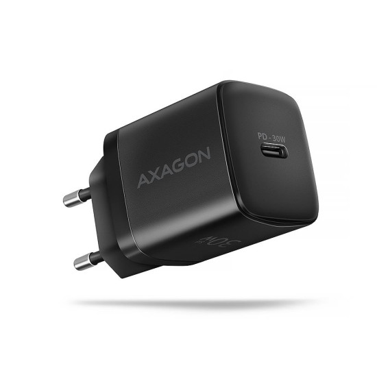MOBILE CHARGER WALL USB-C 30W/1PORT BLACK ACU-PD30 AXAGON MOBILE CHARGER WALL USB-C 30W/1PORT BLACK ACU-PD30 AXAGON