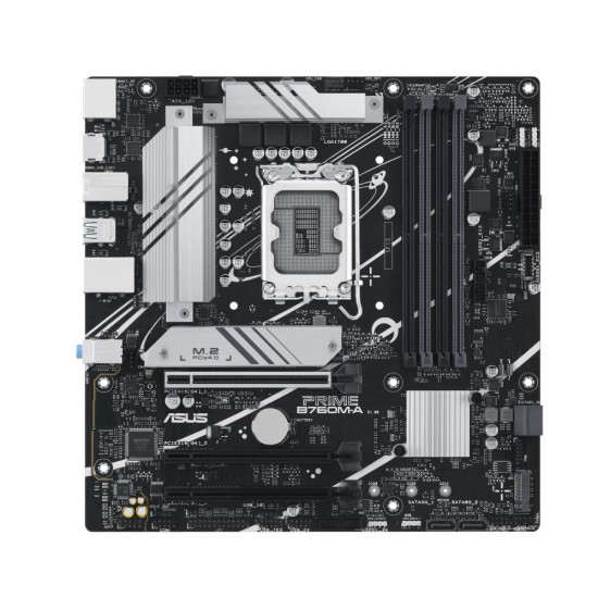 Mainboard|ASUS|Intel B760 Express|LGA1700|Micro-ATX|Memory DDR5|Memory slots 4|2xPCI-Express 4.0 16x|2xM.2|1xHDMI|2xDisplayPort|4xUSB 2.0|2xUSB 3.2|1xPS/2|1xRJ45|3xAudio port|PRIMEB760M-A-CSM Mainboard|ASUS|Intel B760 Express|LGA1700|Micro-ATX|Memory DDR5|Memory slots 4|2xPCI-Express 4.0 16x|2xM.2|1xHDMI|2xDisplayPort|4xUSB 2.0|2xUSB 3.2|1xPS/2|1xRJ45|3xAudio port|PRIMEB760M-A-CSM