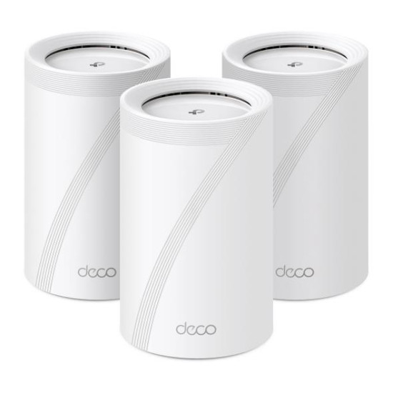 Wireless Router|TP-LINK|Wireless Access Point / Router|3-pack|9300 Mbps|Mesh|Wi-Fi 7|USB 3.0|4x2.5GbE|LAN \ WAN ports 4|Number of antennas 4|DECOBE65(3-PACK) Wireless Router|TP-LINK|Wireless Access Point / Router|3-pack|9300 Mbps|Mesh|Wi-Fi 7|USB 3.0|4x2.5GbE|LAN \ WAN ports 4|Number of antennas 4|DECOBE65(3-PACK)