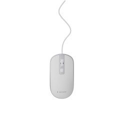 MOUSE USB OPTICAL WHITE/SILVER/MUS-4B-06-WS GEMBIRD