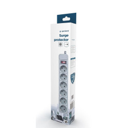 PROTECTOR POWER SURGE 1.8M/6OUTL SPG6-B-6C GEMBIRD