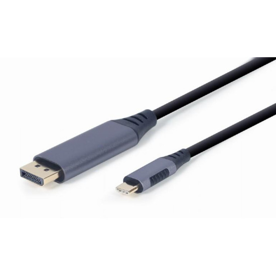 CABLE USB-C TO DP 1.8M/GREY CC-USB3C-DPF-01-6 GEMBIRD CABLE USB-C TO DP 1.8M/GREY CC-USB3C-DPF-01-6 GEMBIRD