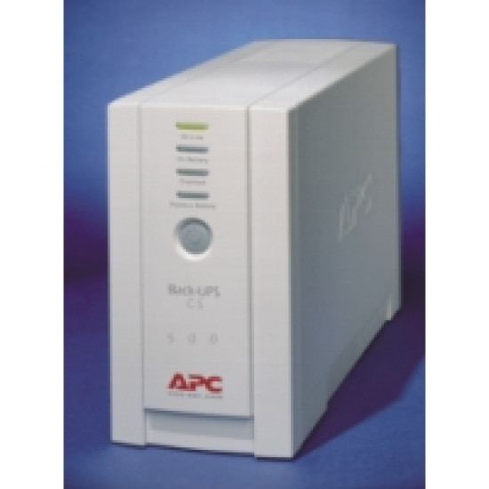APC Back-UPS, 500VA/300W, Tower, 230V, 4x IEC C13 Outlets , User Replaceable Battery APC Back-UPS, 500VA/300W, Tower, 230V, 4x IEC C13 Outlets , User Replaceable Battery
