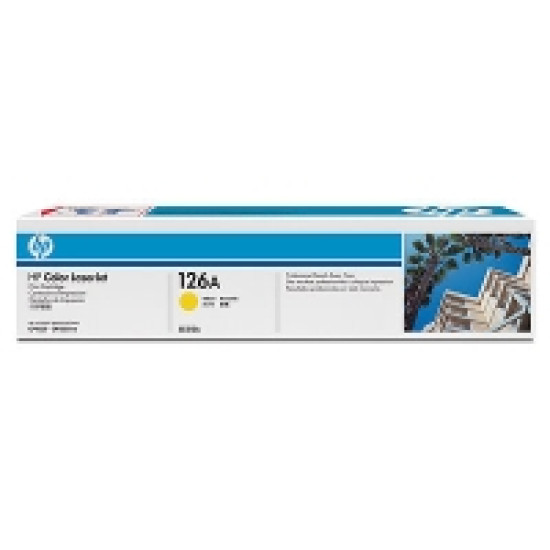 HP 126A  for Color LaserJet CP1025/Pro100,Pro200/M275 series Toner Yellow (1.000pages)