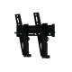 B-TECH Ventry BTV501 - Mount (wall mount) for LCD display (Tilt & Swivel) - black - screen size: up to 42" - wall-mountable