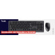 Trust Primo keyboard Mouse included Universal RF Wireless QWERTY US English Black Trust Primo keyboard Mouse included Universal RF Wireless QWERTY US English Black
