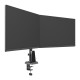 Neomounts DS60-600BL2 Monitor arm 10-32" - Quick-fix - 180°-stop