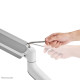 Neomounts DS70PLUS-450WH1 Monitor arm 17-49" - gas spring - Topfix - 180°-stop Neomounts DS70PLUS-450WH1 Monitor arm 17-49" - gas spring - Topfix - 180°-stop