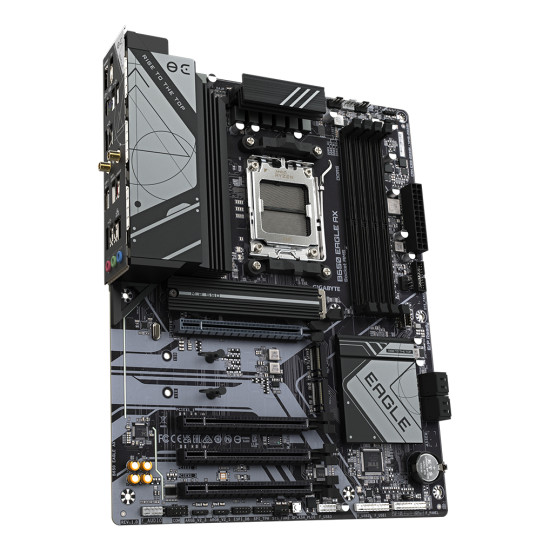 Mainboard|GIGABYTE|AMD B650|SAM5|ATX|Memory DDR5|Memory slots 4|1xPCI-Express 16x|3xPCI-Express 3.0 16x|3xM.2|2xHDMI|1xDisplayPort|6xUSB 2.0|2xUSB 3.2|1xUSB-C|1xRJ45|3xAudio port|B650EAGLEAX1.1 Mainboard|GIGABYTE|AMD B650|SAM5|ATX|Memory DDR5|Memory slots 4|1xPCI-Express 16x|3xPCI-Express 3.0 16x|3xM.2|2xHDMI|1xDisplayPort|6xUSB 2.0|2xUSB 3.2|1xUSB-C|1xRJ45|3xAudio port|B650EAGLEAX1.1