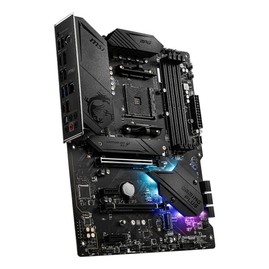 Mainboard|MSI|AMD B550|SAM4|ATX|2xPCI-Express 3.0 1x|1xPCI-Express 3.0 4x|2xM.2|1xPCI-Express 4.0 1x|Memory DDR4|Memory slots 4|1xHDMI|1xDisplayPort|2xAudio-In|3xAudio-Out|4xUSB 2.0|1xUSB type C|3xUSB 3.2|1xPS/2|1xOptical S/PDIF|1xRJ45|MPGB550GAMINGPLUS Mainboard|MSI|AMD B550|SAM4|ATX|2xPCI-Express 3.0 1x|1xPCI-Express 3.0 4x|2xM.2|1xPCI-Express 4.0 1x|Memory DDR4|Memory slots 4|1xHDMI|1xDisplayPort|2xAudio-In|3xAudio-Out|4xUSB 2.0|1xUSB type C|3xUSB 3.2|1xPS/2|1xOptical S/PDIF|1xRJ45|MPGB550GAMINGPLUS