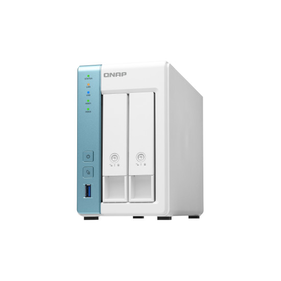 QNAP TS-233 NAS/storage server Tower ARM Cortex-A55 2 GB 0 TB QNAP QTS White QNAP TS-233 NAS/storage server Tower ARM Cortex-A55 2 GB 0 TB QNAP QTS White