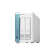 QNAP TS-233 NAS/storage server Tower ARM Cortex-A55 2 GB 0 TB QNAP QTS White QNAP TS-233 NAS/storage server Tower ARM Cortex-A55 2 GB 0 TB QNAP QTS White