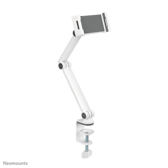 Neomounts DS15-545WH1 Tablet holder desk clamp 4.7-12.9" - universal - full motion Neomounts DS15-545WH1 Tablet holder desk clamp 4.7-12.9" - universal - full motion
