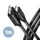 Axagon BUMM3-CM10AB USB cable USB 3.2 Gen 1 (3.1 Gen 1) 1 m Micro-USB B USB C Black Axagon BUMM3-CM10AB USB cable USB 3.2 Gen 1 (3.1 Gen 1) 1 m Micro-USB B USB C Black