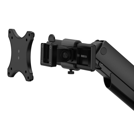 Neomounts DS65S-950BL2 Monitor arm 24-34" - gas spring - Topfix - multi-adjustable - 180°-stop Neomounts DS65S-950BL2 Monitor arm 24-34" - gas spring - Topfix - multi-adjustable - 180°-stop