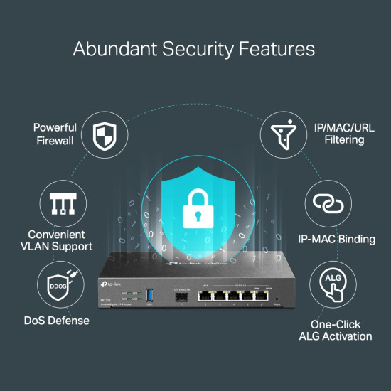 NET ROUTER 1000M 5PORT VPN/OMADA ER7206 TP-LINK NET ROUTER 1000M 5PORT VPN/OMADA ER7206 TP-LINK