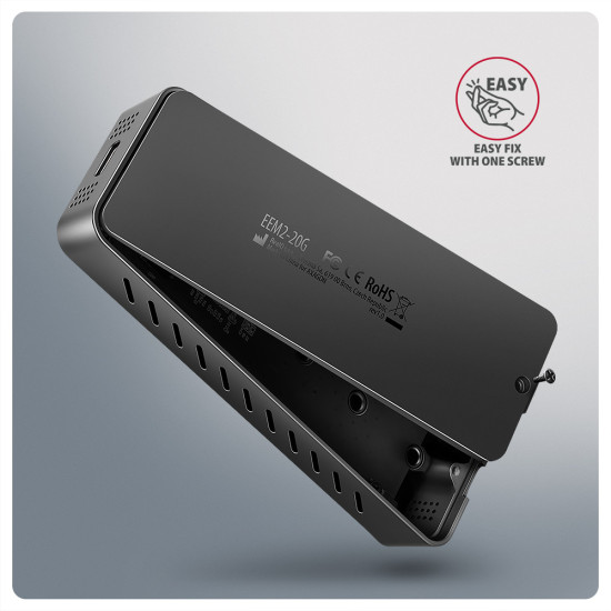 Axagon EEM2-20G NVMe-SSD-Gehäuse USB-C 3.2 20 Gbps 2230 - 2280 - schwarz SSD enclosure Black M.2 Axagon EEM2-20G NVMe-SSD-Gehäuse USB-C 3.2 20 Gbps 2230 - 2280 - schwarz SSD enclosure Black M.2