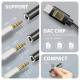 Axagon ADA-HC audio cable 0.1 m 3.5mm USB Type-C Black Axagon ADA-HC audio cable 0.1 m 3.5mm USB Type-C Black