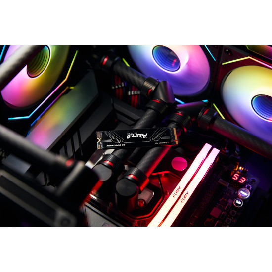 SSD|KINGSTON|FURY|1TB|M.2|PCIe Gen5|NVMe|3D TLC|Write speed 11000 MBytes/sec|Read speed 14200 MBytes/sec|2.3mm|MTBF 200000 hours|SFYR2S/1T0 SSD|KINGSTON|FURY|1TB|M.2|PCIe Gen5|NVMe|3D TLC|Write speed 11000 MBytes/sec|Read speed 14200 MBytes/sec|2.3mm|MTBF 200000 hours|SFYR2S/1T0