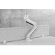 Neomounts NM-D775WHITEPLUS Monitor arm 10-49" - gas spring - Topfix - 180°-stop