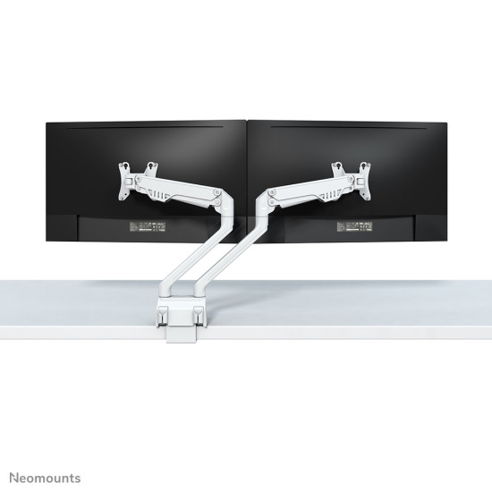 Neomounts FPMA-D750DWHITE2 Monitor arm 10-32" - gas spring - Topfix - 180°-stop Neomounts FPMA-D750DWHITE2 Monitor arm 10-32" - gas spring - Topfix - 180°-stop