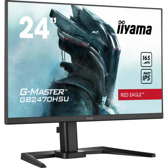 iiyama G-MASTER GB2470HSU-B5 LED display 61 cm (24") 1920 x 1080 pixels Full HD Black iiyama G-MASTER GB2470HSU-B5 LED display 61 cm (24") 1920 x 1080 pixels Full HD Black