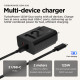 Motorola TurboPower 125W Duo Charger Universal Black AC Fast charging Indoor