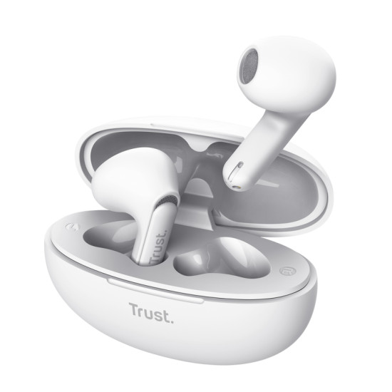 Trust Yavi Headset True Wireless Stereo (TWS) In-ear Calls/Music USB Type-C Bluetooth White Trust Yavi Headset True Wireless Stereo (TWS) In-ear Calls/Music USB Type-C Bluetooth White
