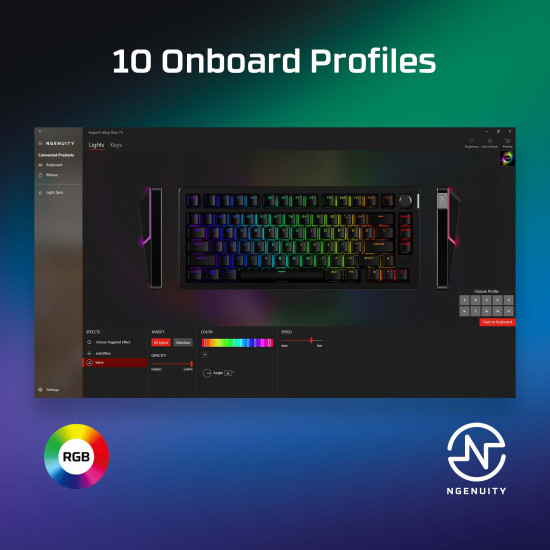 HyperX Alloy Rise Gaming Keyboard 75 HyperX Alloy Rise Gaming Keyboard 75