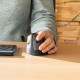 Ergonomic mouse R-Go HE Break with break software, medium (hand size 165-185 mm), left-handed, Bluetooth, black