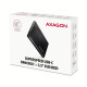Axagon EE25-A6C storage drive enclosure HDD/SSD enclosure Black 2.5" Axagon EE25-A6C storage drive enclosure HDD/SSD enclosure Black 2.5"