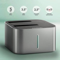 ADSA-DC SuperSpeed USB DUAL 2.5"/3.5" HDD/SSD DUAL dock