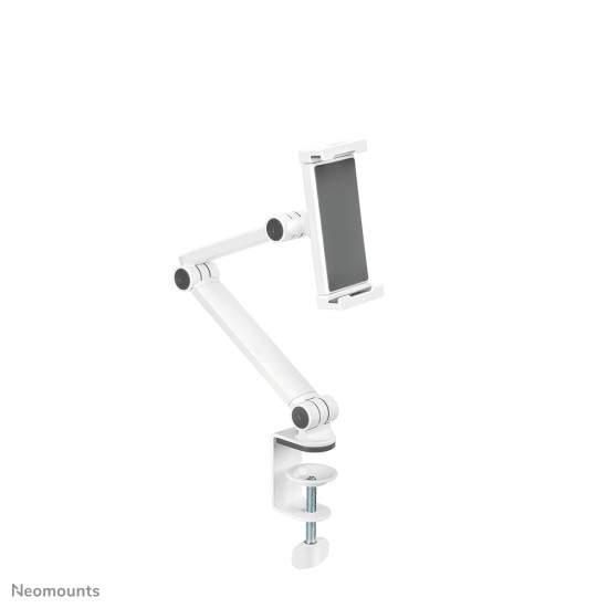 Neomounts DS15-545WH1 Tablet holder desk clamp 4.7-12.9" - universal - full motion Neomounts DS15-545WH1 Tablet holder desk clamp 4.7-12.9" - universal - full motion