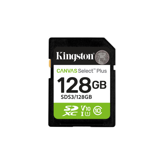 128GB SDXC Canvas Select Plus Gen3 150MB/s C10 UHS-I U1 V10 128GB SDXC Canvas Select Plus Gen3 150MB/s C10 UHS-I U1 V10