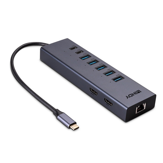 DST-Mini Duo, USB-C Laptop Mini Docking Station 2x 4K HDMI DST-Mini Duo, USB-C Laptop Mini Docking Station 2x 4K HDMI