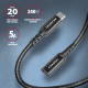 Axagon BUCM32-CF10AB USB cable USB 3.2 Gen 2x2 1 m USB C Black Axagon BUCM32-CF10AB USB cable USB 3.2 Gen 2x2 1 m USB C Black