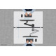 Neomounts DS70-810BL1 Monitor arm 17-32" - gas spring - space saving - 180°-stop Neomounts DS70-810BL1 Monitor arm 17-32" - gas spring - space saving - 180°-stop