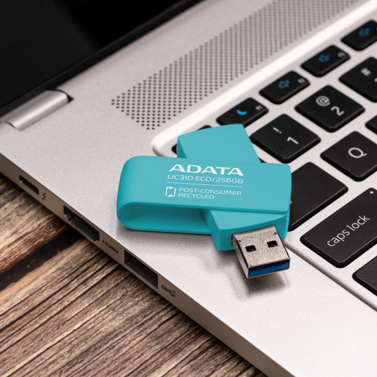 MEMORY DRIVE FLASH USB3.2 256G/GREEN UC310E-256G-RGN ADATA MEMORY DRIVE FLASH USB3.2 256G/GREEN UC310E-256G-RGN ADATA