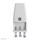 Neomounts NS-CLMP25WHITE Desk clamp set (2 pcs) - max 5 kg