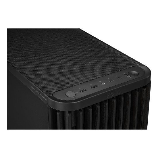 Case|ASUS|ProArt PA401 Wood Edition - Metal Panel|MidiTower|Not included|ATX|Colour Black|PROARTPA401WOODMETPWM Case|ASUS|ProArt PA401 Wood Edition - Metal Panel|MidiTower|Not included|ATX|Colour Black|PROARTPA401WOODMETPWM