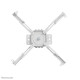 Neomounts CL25-530WH1 Beamer ceiling mount - h 25,5 cm - easy-install - full motion