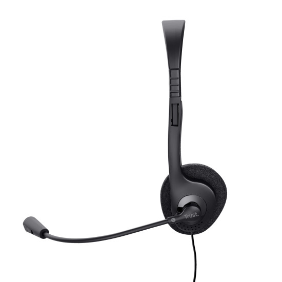 Trust 24659 headphones/headset Wired Head-band Calls/Music Black Trust 24659 headphones/headset Wired Head-band Calls/Music Black