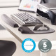 Fellowes Mouse Mat Wrist Support - Memory Foam Mouse Pad with Soft Foam Pillow - Ergonomic Mouse Mat for Computer, Laptop, Home Office Use - Compatible with Laser and Optical Mice - Silver Fellowes Mouse Mat Wrist Support - Memory Foam Mouse Pad with Soft Foam Pillow - Ergonomic Mouse Mat for Computer, Laptop, Home Office Use - Compatible with Laser and Optical Mice - Silver