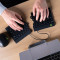 Ergonomic keyboard R-Go Split Break with break software, ergonomic split keyboard, QWERTY (US), Bluetooth, black